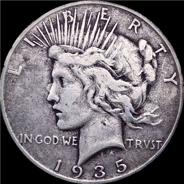 1935-S Silver Peace Dollar LIGHTLY CIRCULATED
