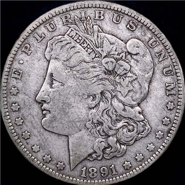 1891-O Silver Morgan Dollar LIGHTLY CIRCULATED