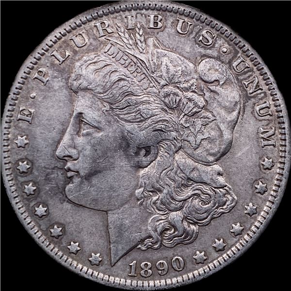 1890 Morgan Silver Dollar NEARLY UNCIRCULATED