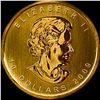Image 1 : 2009 Gold 1/4 oz Canadian Maple Leaf SUPERB GEM BU