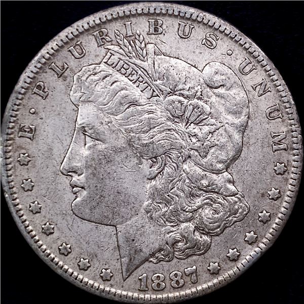 1887-S Silver Morgan Dollar NEARLY UNCIRCULATED