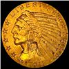 Image 1 : 1911 Indian Head Half Eagle $5 Gold CLOSELY UNCIRCULATED