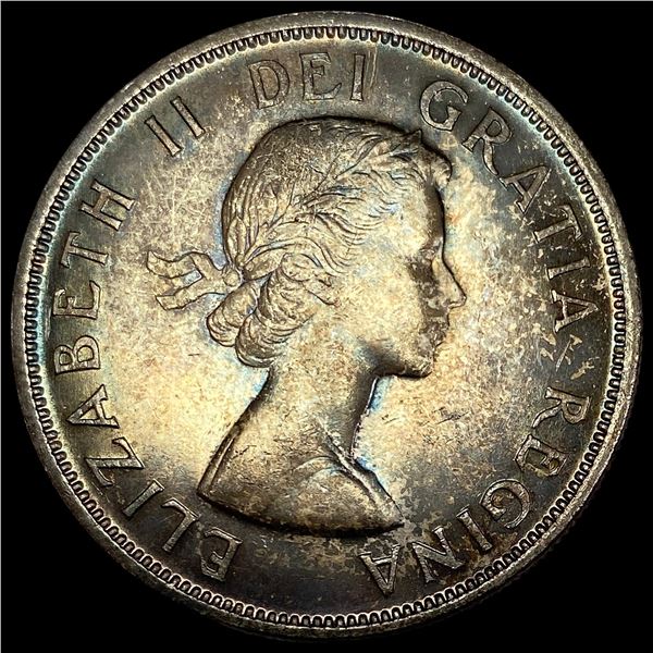 1958 Canada Silver Dollar British Columbia CHOICE BU
