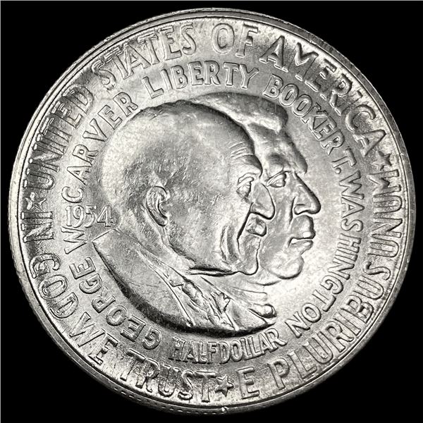 1954-S Silver Booker T. Washington/Carver Half Dollar CHOICE BU