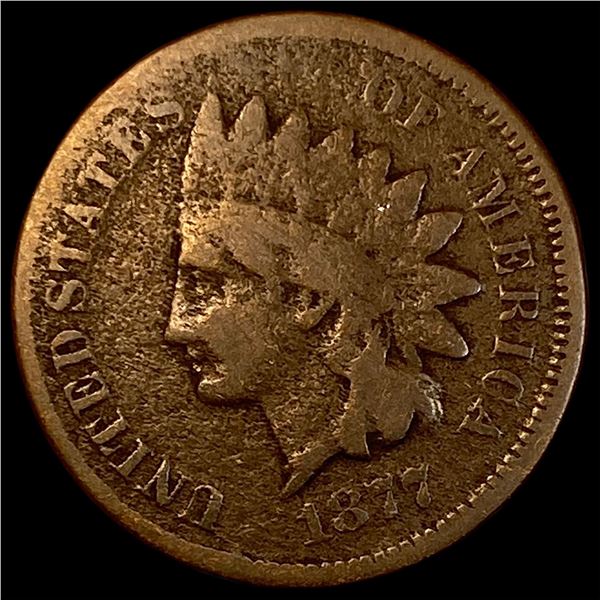 1877 Indian Head Cent NICELY CIRCULATED
