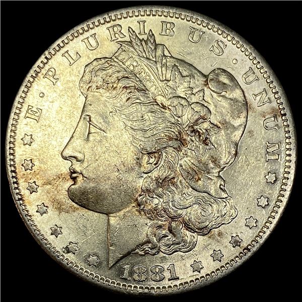 1881-S Silver Morgan Dollar CLOSELY UNCIRCULATED