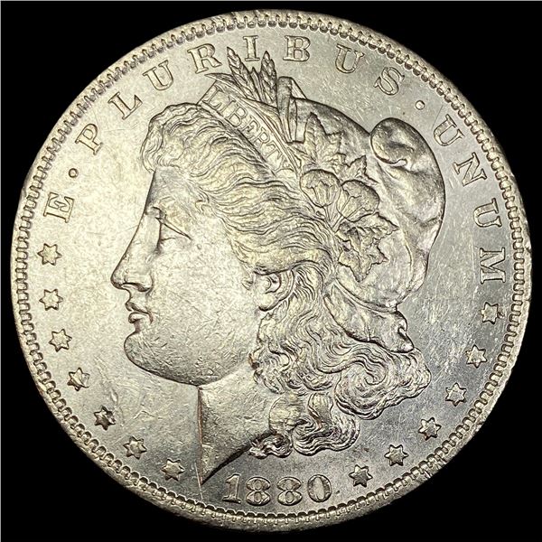 1880-S Silver Morgan Dollar CHOICE AU