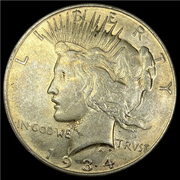 1934 Peace Silver Dollar CLOSELY UNCIRCULATED