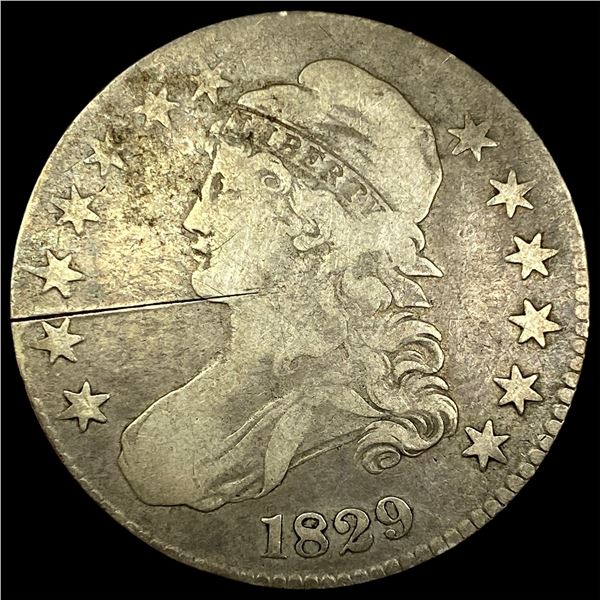 1829 Capped Bust Half Dollar NICELY CIRCULATED