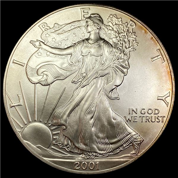 2001 Silver American Eagle $1 SUPERB GEM BU