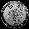 Image 1 : 2021 Tokelau 1 oz Silver Five Dollars Scorpio GEM PROOF
