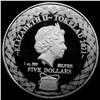 Image 2 : 2021 Tokelau 1 oz Silver Five Dollars Scorpio GEM PROOF