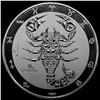 Image 1 : 2021 Tokelau 1 oz Silver Five Dollars Scorpio GEM PROOF