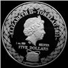Image 2 : 2021 Tokelau 1 oz Silver Five Dollars Scorpio GEM PROOF