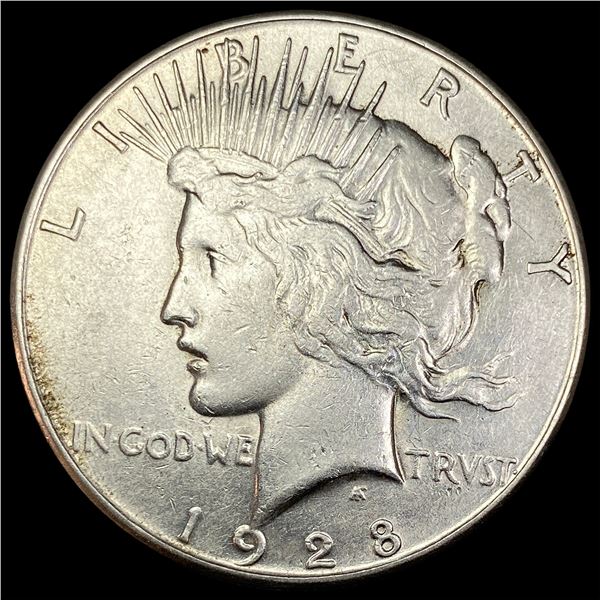 1928-S Silver Peace Dollar CLOSELY UNCIRCULATED