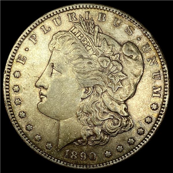 1890-S Silver Morgan Dollar NEARLY UNCIRCULATED