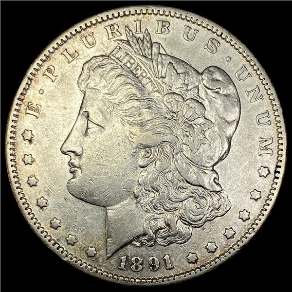 1891-S Silver Morgan Dollar CLOSELY UNCIRCULATED