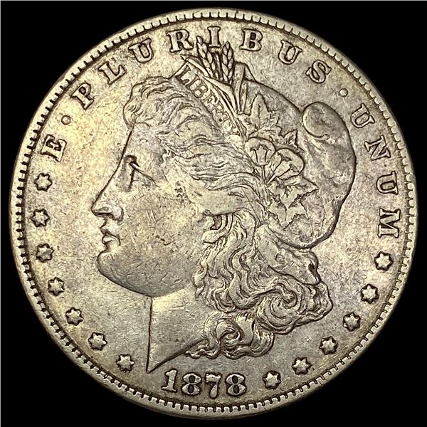 1878 Silver Morgan Dollar NEARLY UNCIRCULATED