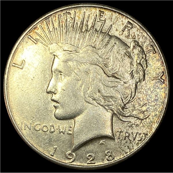 1928-S Silver Peace Dollar CLOSELY UNCIRCULATED