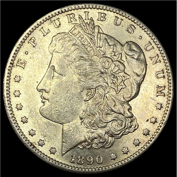 1890-S Silver Morgan Dollar CHOICE AU