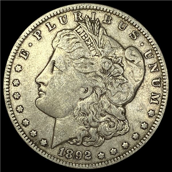 1892-O Silver Morgan Dollar NEARLY UNCIRCULATED
