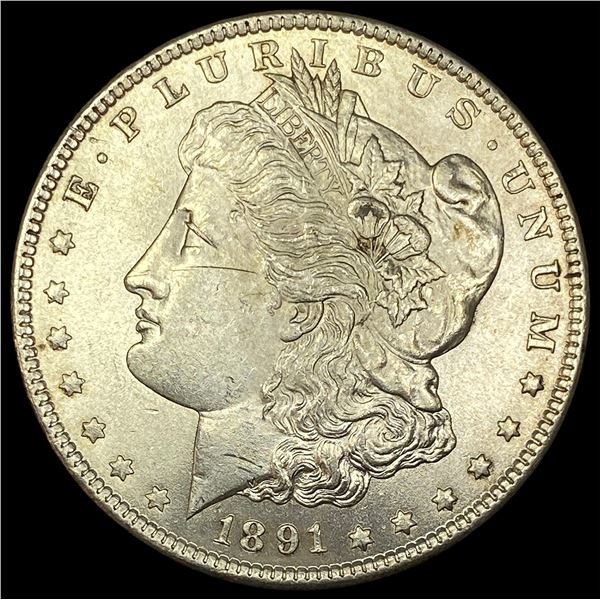 1891 Silver Morgan Dollar CHOICE BU