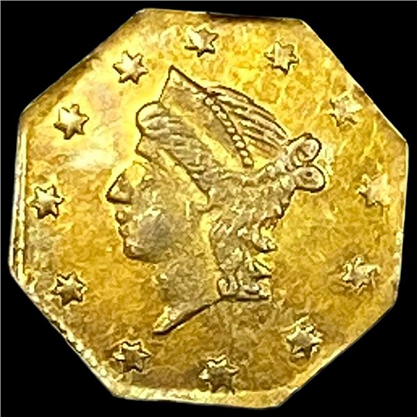 1856 Gold 1/4 Dollar California Fractional HIGH GRADE