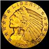 Image 1 : 1908 Indian Head Half Eagle $5 Gold NEARLY UNCIRCULATED