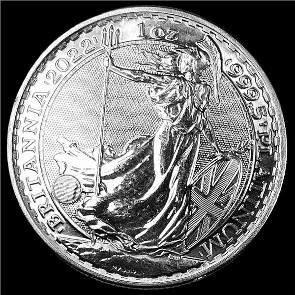 2022 Platinum 1 oz Britannia Â£100 SUPERB GEM BU
