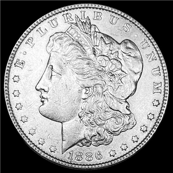 1886 Silver Morgan Dollar CLOSELY UNCIRCULATED