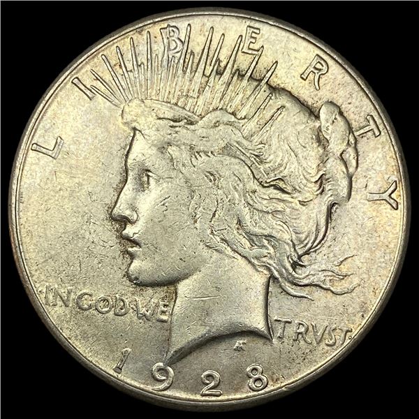 1928-S Silver Peace Dollar CLOSELY UNCIRCULATED