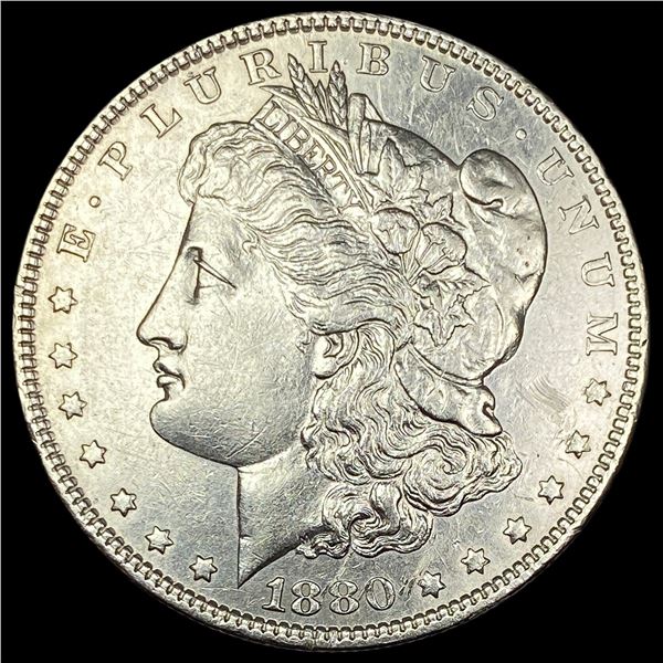1880-S Silver Morgan Dollar CLOSELY UNCIRCULATED
