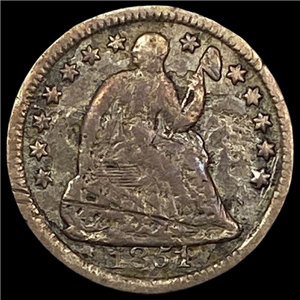 1854 Seated Liberty Half Dime NICELY CIRCULATED