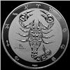 Image 1 : 2021 Tokelau 1 oz Silver Five Dollars Scorpio GEM PROOF
