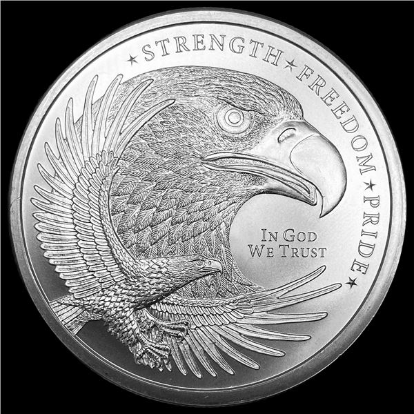 Golden State Mint 2 oz Silver Round SUPERB GEM BU