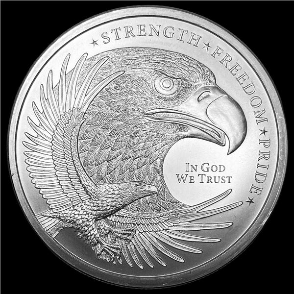 Golden State Mint 2 oz Silver Round SUPERB GEM BU