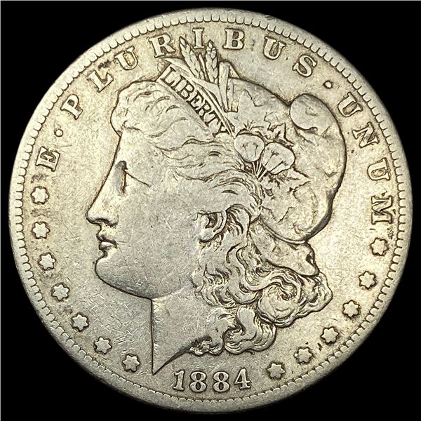 1884-O Silver Morgan Dollar ABOUT UNCIRCULATED