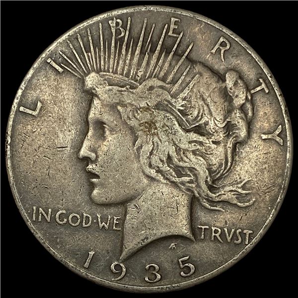 1935 Silver Peace Dollar LIGHTLY CIRCULATED