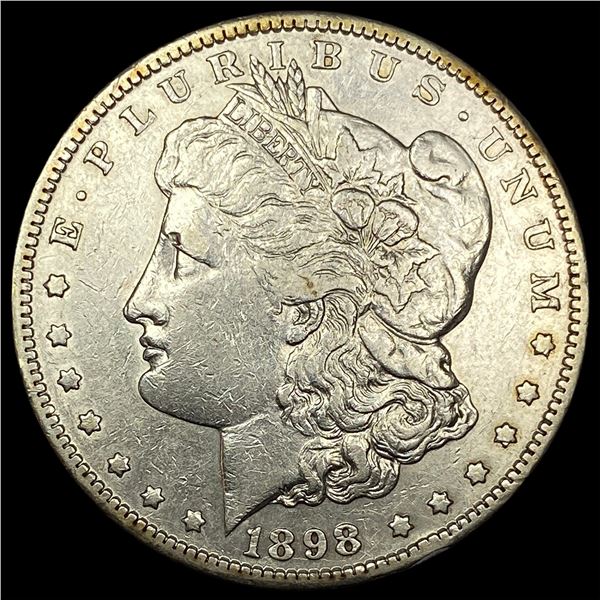 1898-S Silver Morgan Dollar CLOSELY UNCIRCULATED