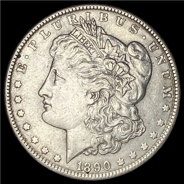 1890 Morgan Silver Dollar CLOSELY UNCIRCULATED
