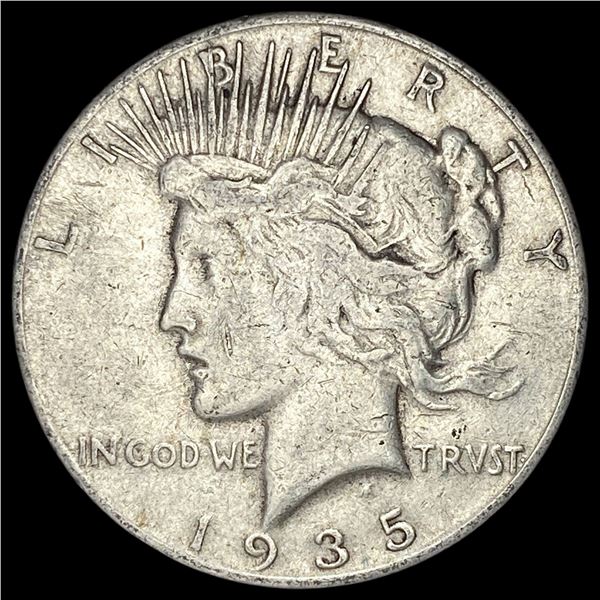 1935-S Silver Peace Dollar LIGHTLY CIRCULATED