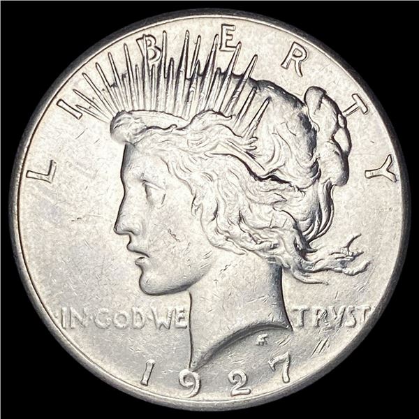1927 Silver Peace Dollar CLOSELY UNCIRCULATED