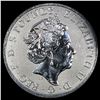 Image 1 : 2021 Silver Â£5 White Greyhound of Richmond SUPERB GEM BU