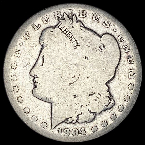 1904-S Silver Barber Half Dollar NICELY CIRCULATED