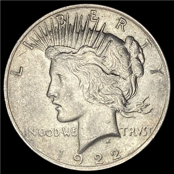 1922 Silver Peace Dollar CLOSELY UNCIRCULATED
