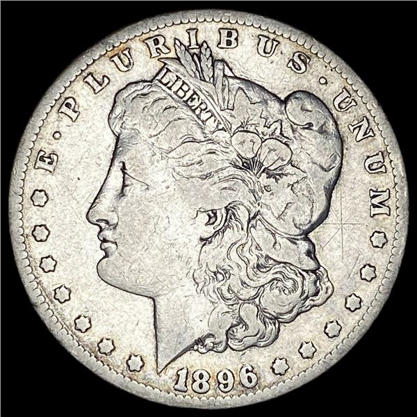 1896-S Silver Morgan Dollar LIGHTLY CIRCULATED