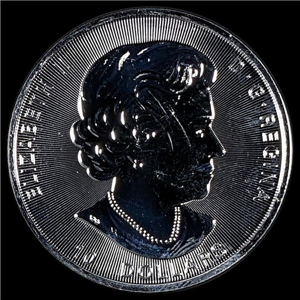 2021 Silver 2 oz Canadian Maple Leaf $10 SUPERB GEM BU