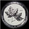 Image 2 : 2021 Silver 2 oz Canadian Maple Leaf $10 SUPERB GEM BU