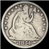 Image 1 : 1854-O Silver Half Dollar (Seated Liberty) NICELY CIRCULATED