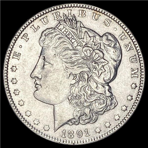 1891-S Silver Morgan Dollar CLOSELY UNCIRCULATED